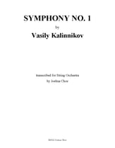 Symphony No. 1 in g minor Orchestra sheet music cover
